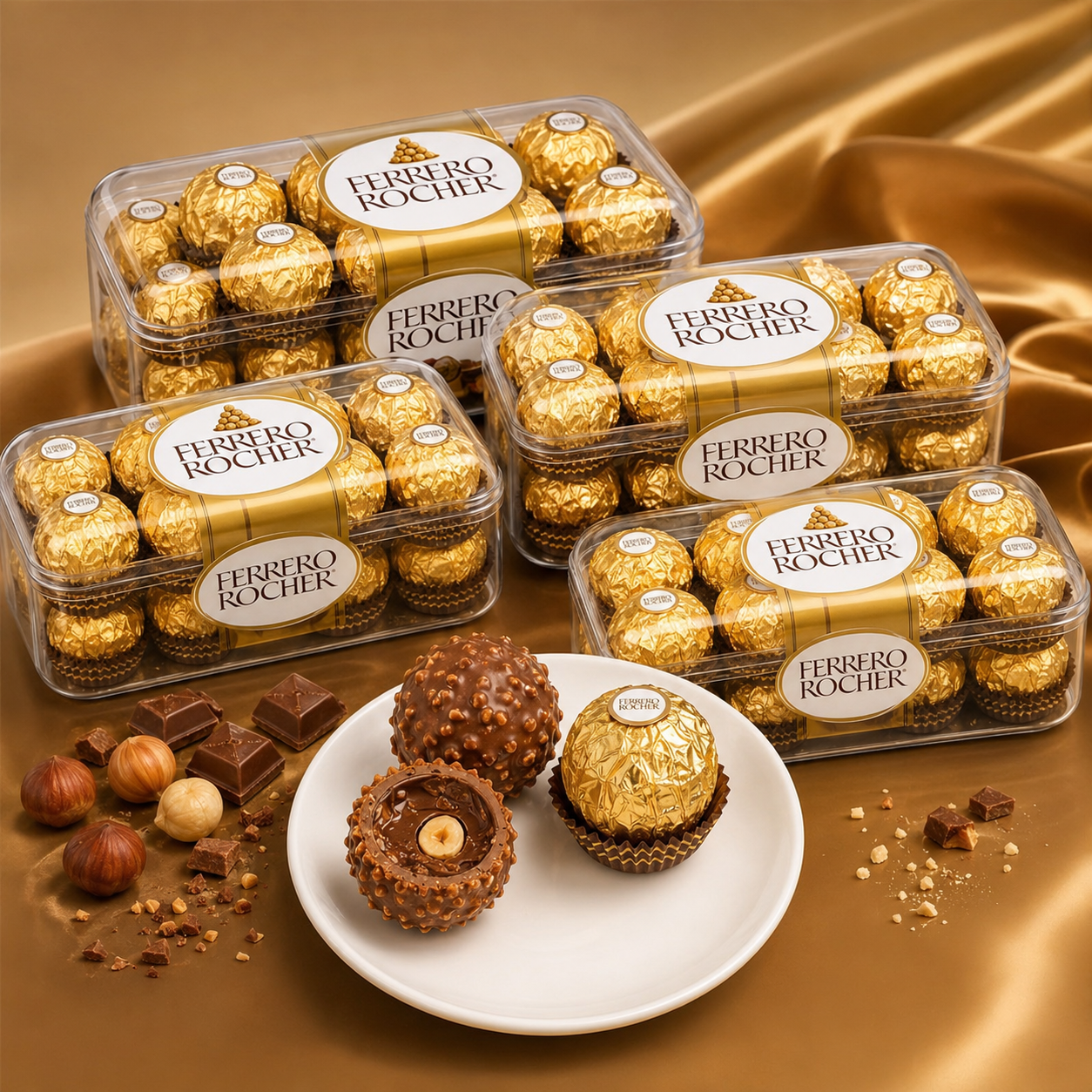 Ferrero Rocher Premium Chocolate Gift Pack – 16 Pieces